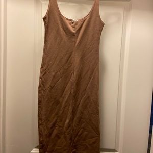 Forever21: Nude Brown Bodycon Dress